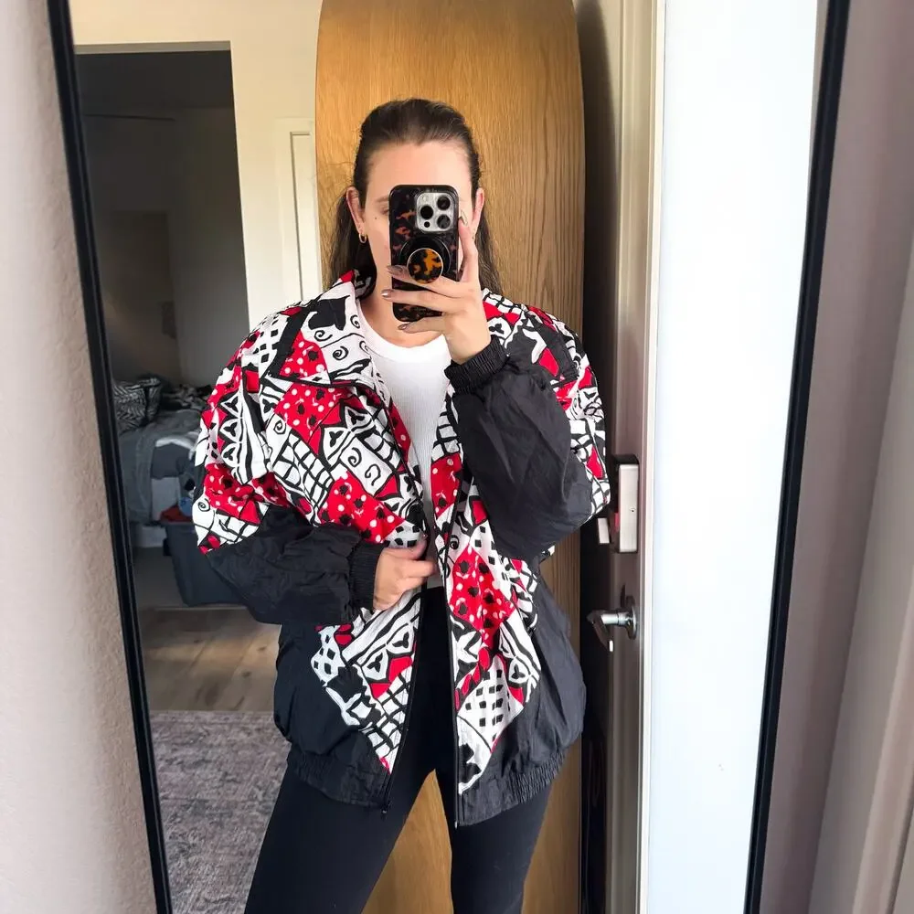 Vintage Lavon‎ Printed Windbreaker Jacket